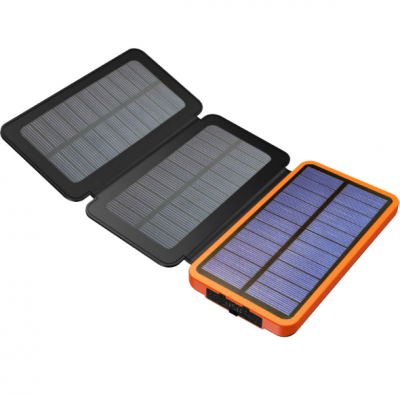 Солнечное зарядное устройство с аккумулятором 10000 мАч